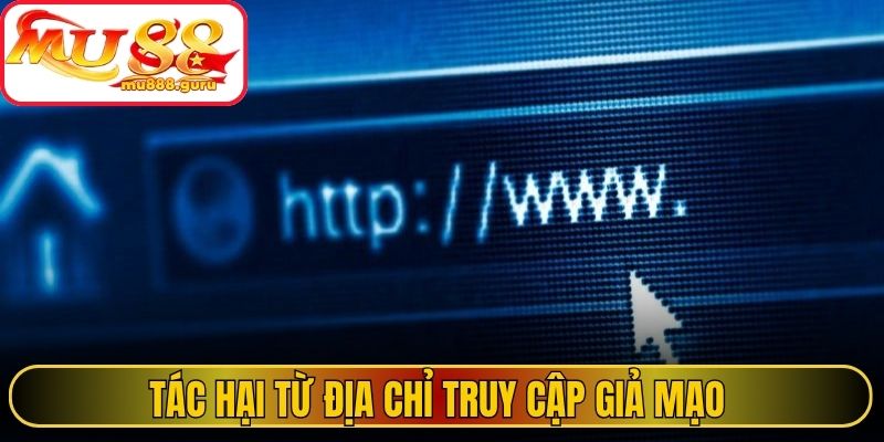 Tác hại từ địa chỉ truy cập giả mạo